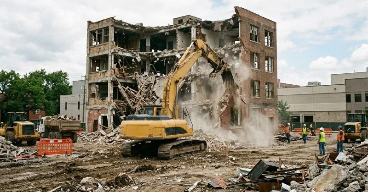 Residential demolition service project in El Paso, TX